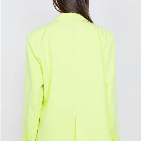 Lemonade Relaxed Fit Boyfriend Casual Blazer - Picture 5 of 6